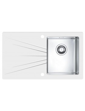 ALVEUS Pure 50 flush or flat-mount sink