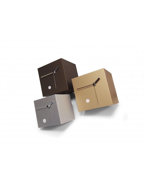 Tothora box Metal finish clock