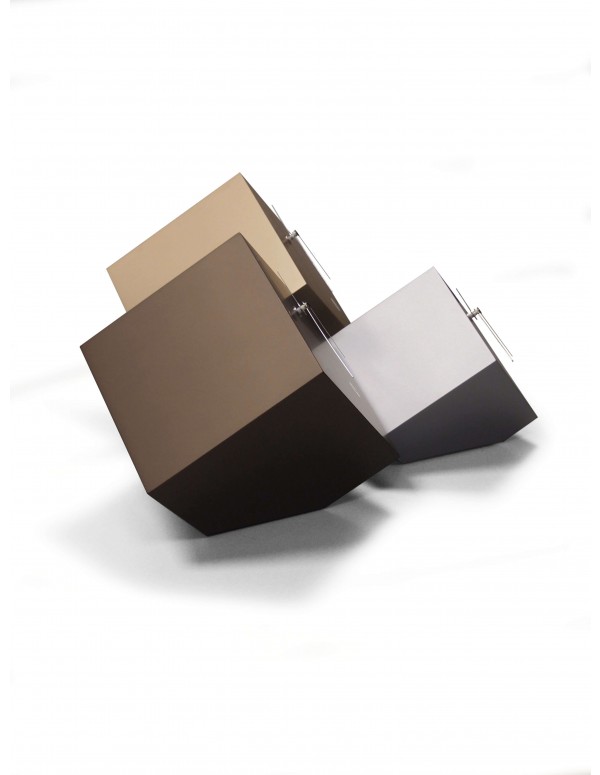 Tothora box Metal finish clock