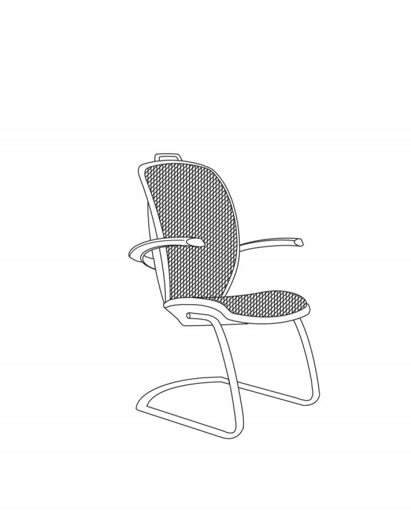 Xten waiting, conference chair by AresLine, Pininfarina